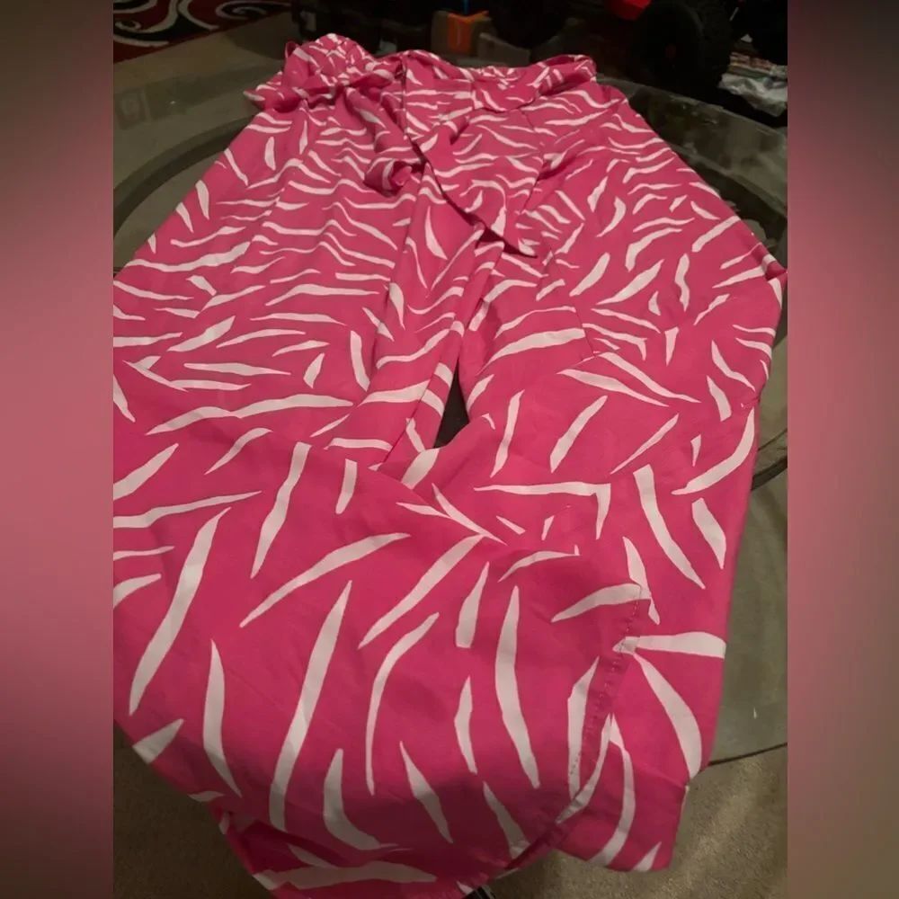 Pink & White trousers